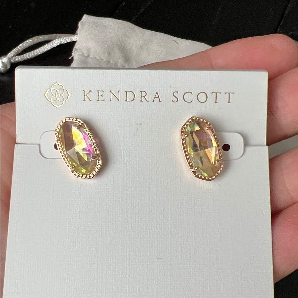 Kendra Scott Iridescent Stud Earrings - Picture 5 of 6